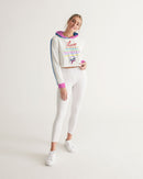 LOVE IS Ladies Cropped Hoodie-6