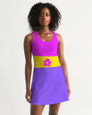 Cali Flower Ladies Racerback Dress-1
