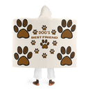 Dog's Best Friend Hooded Sherpa Fleece Blanket-2
