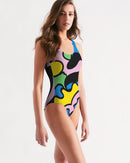 Color Wind Ladies One-Piece Swimsuit-3