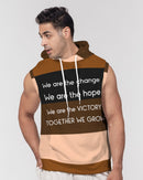 Freedom and Justice Men's Sleeveless Hoodie-4