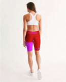 Cardio Hot Ladies Mid-Rise Bike Shorts-2