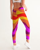 Bright Swirl Ladies Yoga Pants-5