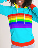 Rainbowbrite Aqua Ladies Hoodie-4
