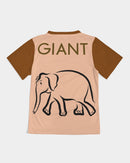 Eat Like A Giant (Brown) Boys Tee-2