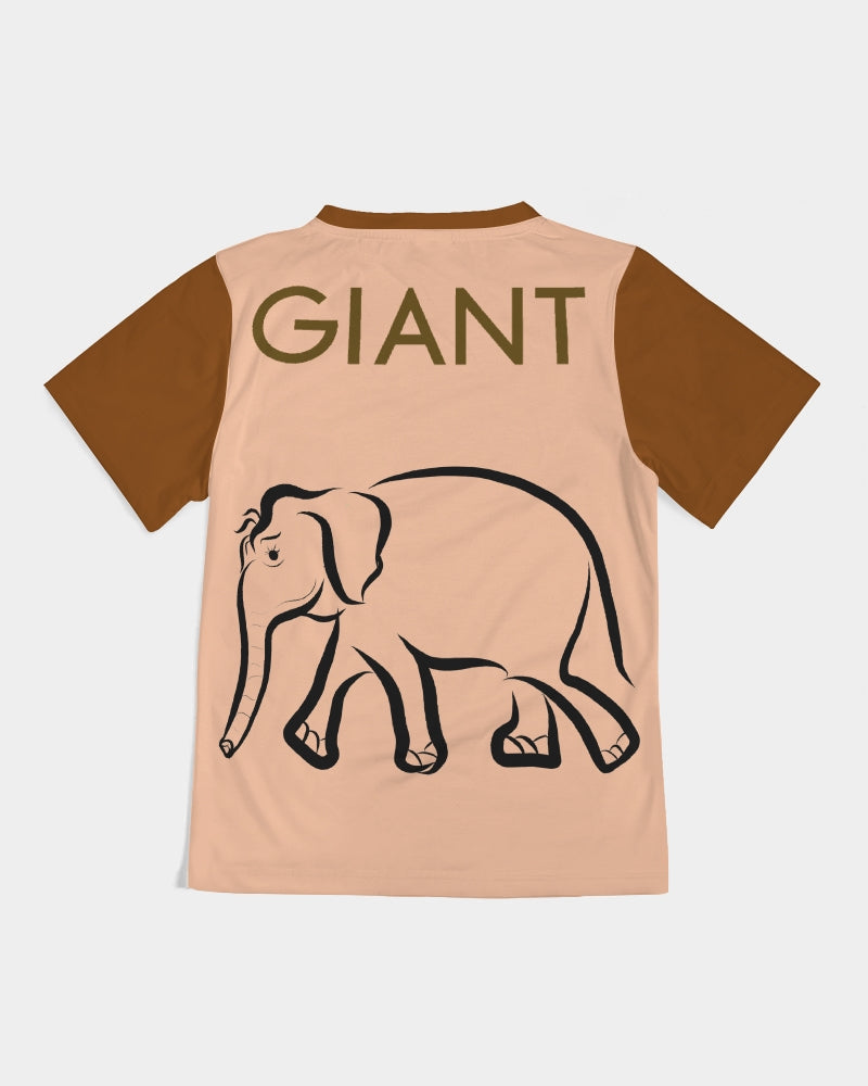 Eat Like A Giant (Brown) Boys Tee - 0