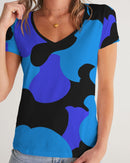 Deep Water Ladies V-Neck Tee-2