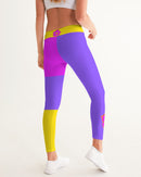 Cali Flower Ladies Yoga Pants-2