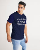 Unity and Freedom Men's Blue Tee-5