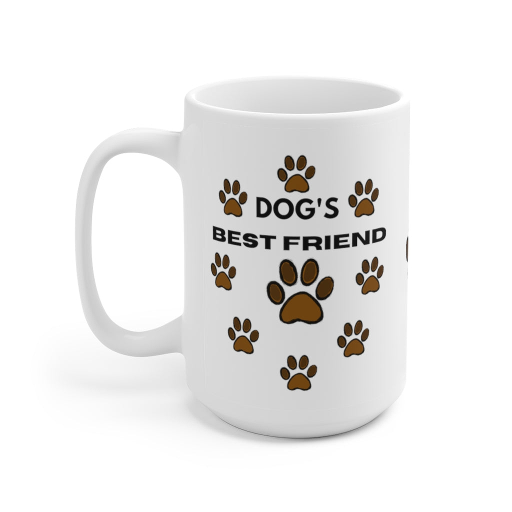 Dog's Best Friend Ceramic Mug 15oz