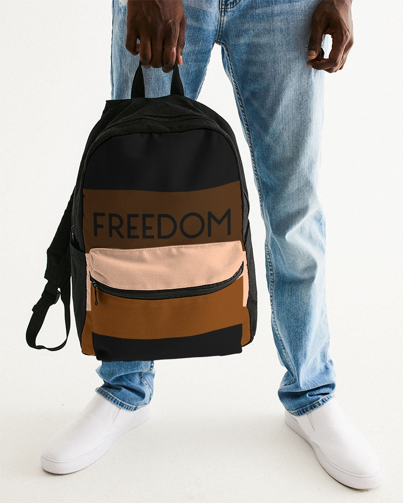 Freedom and Justice Small Canvas Backpack