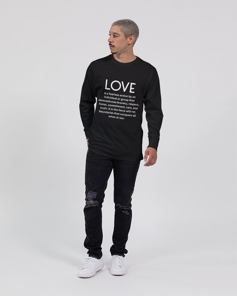 LOVE IS Men's Long Sleeve Tee | Lane Seven