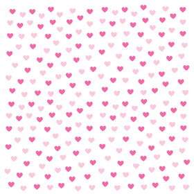 Pink Hearts Microfiber Duvet Cover - 0