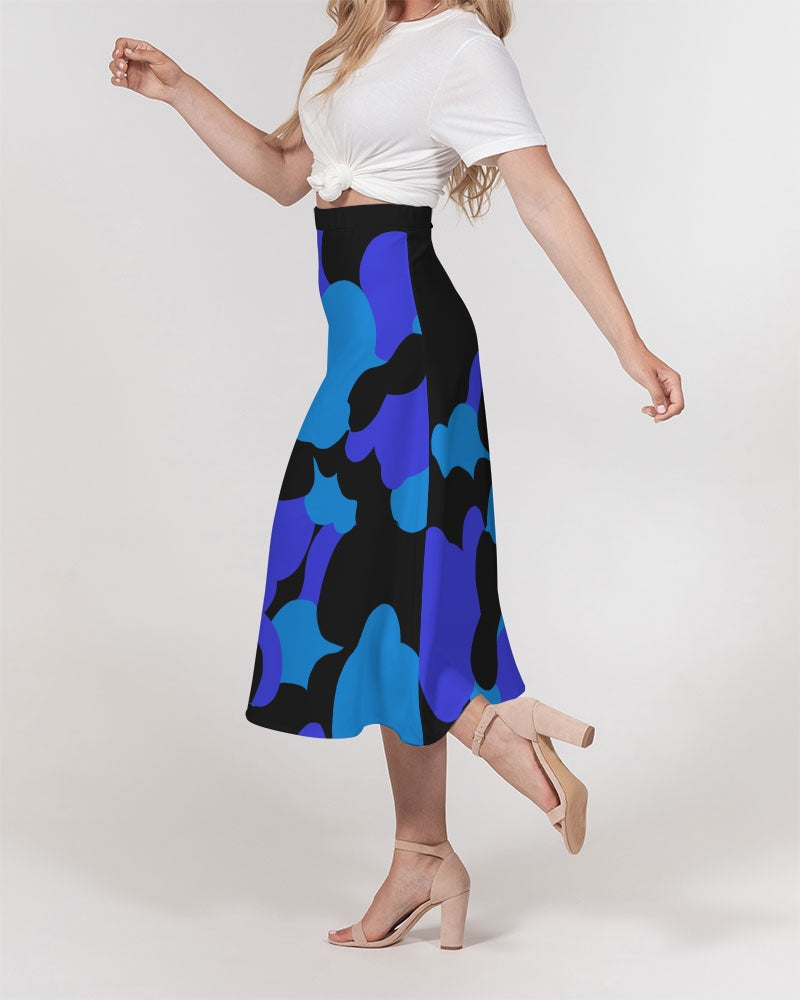 Deep Water Ladies A-Line Midi Skirt - 0