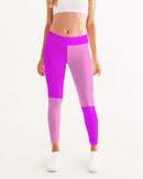 Pink Pink Ladies Yoga Pants-1