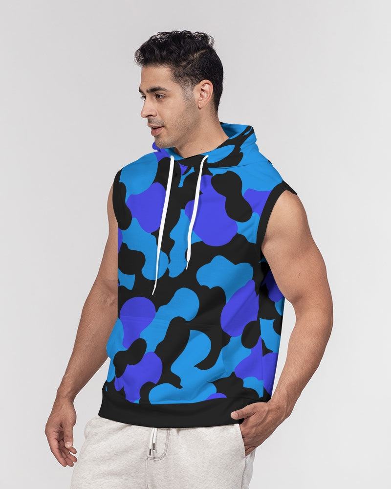 Deep Water Men's Sleeveless Hoodie