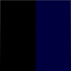 Cavalier Black and Blue Microfiber Queen Duvet Cover - 0