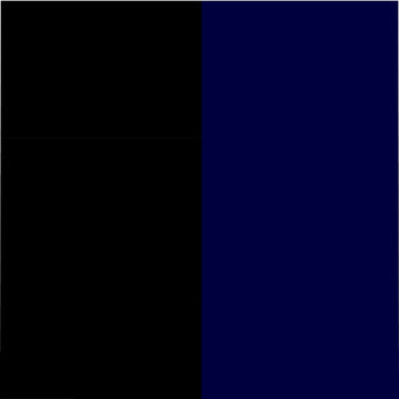 Cavalier Black and Blue Microfiber Queen Duvet Cover - 0