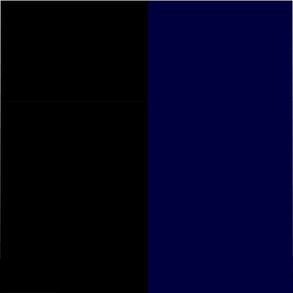 Cavalier Black and Blue Microfiber Queen Duvet Cover