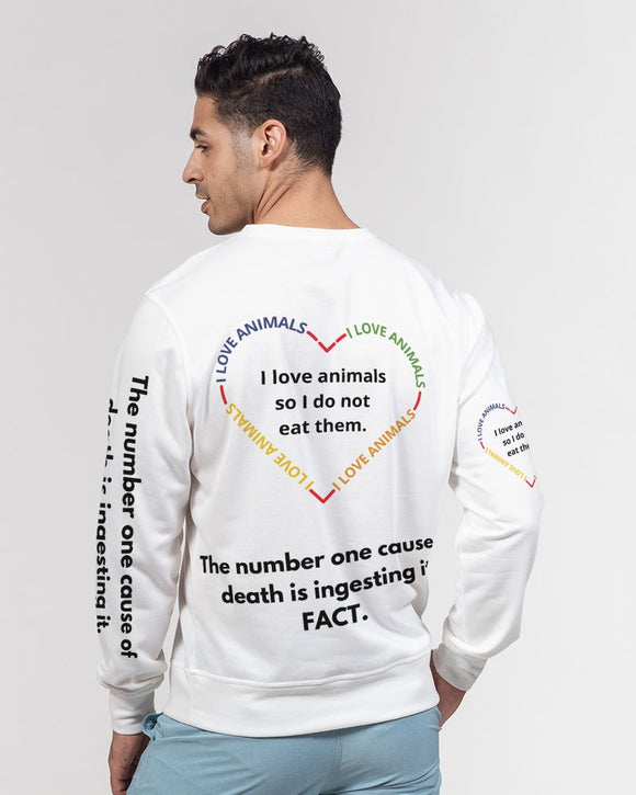Vegan Heart Men's Pullover
