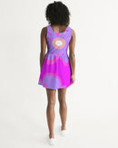 Passion Flower Ladies Scoop Neck Skater Dress-4