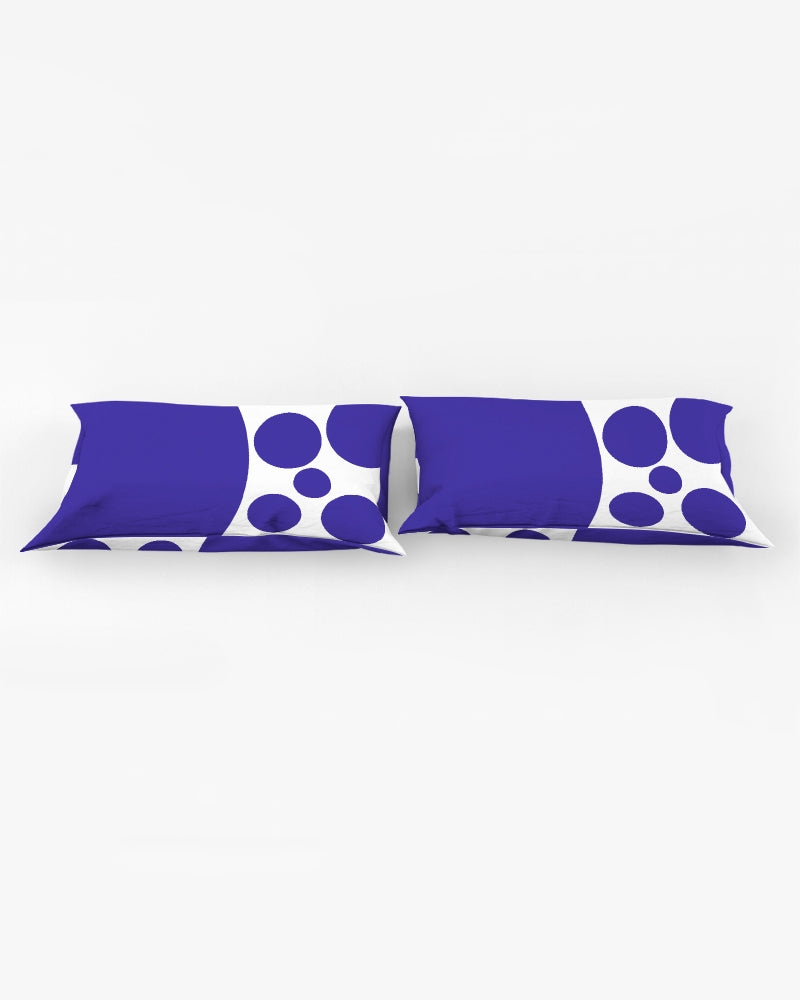 Blue Dot King Pillow Case