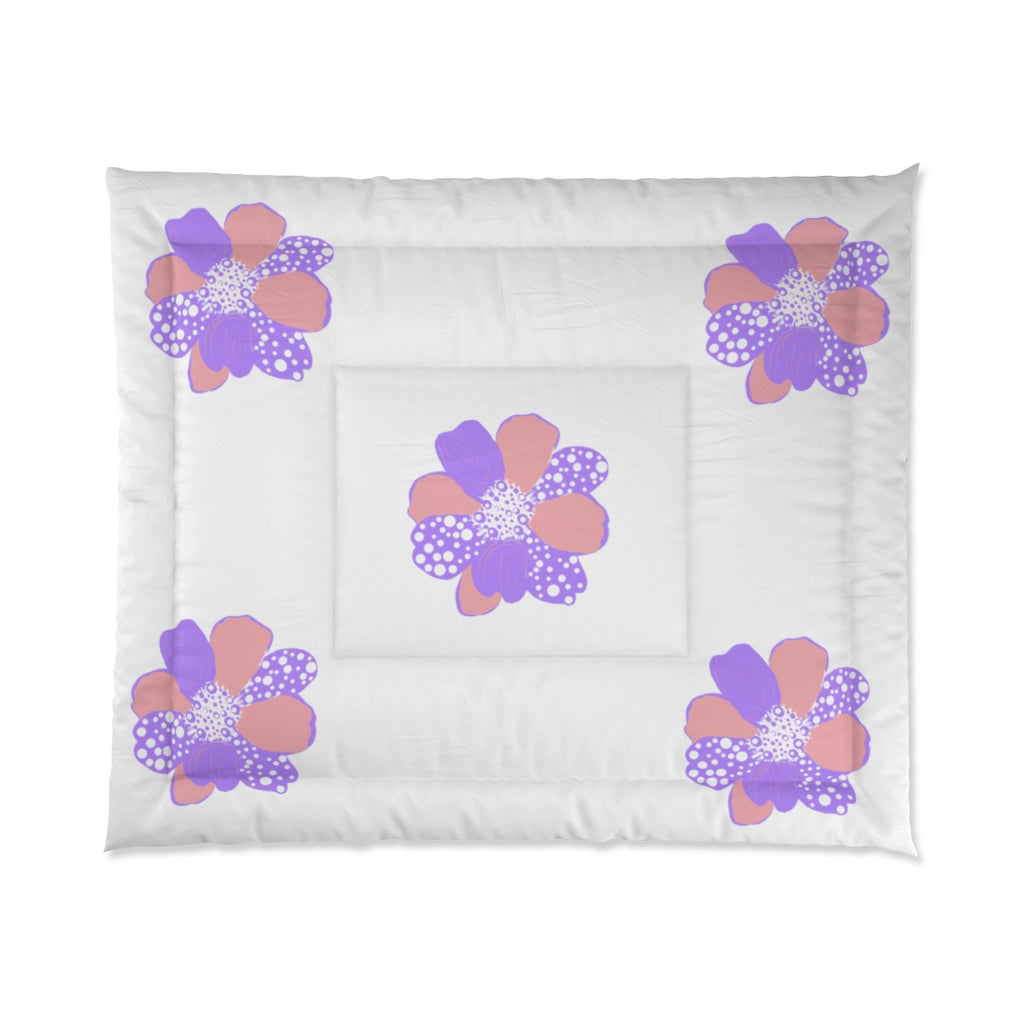 Care Flower Large Cozy Comforter