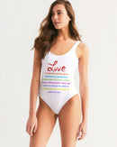 LOVE IS Ladies One-Piece Swimsuit-1