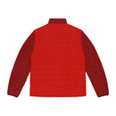 Men's Red Puffer Jacket-5