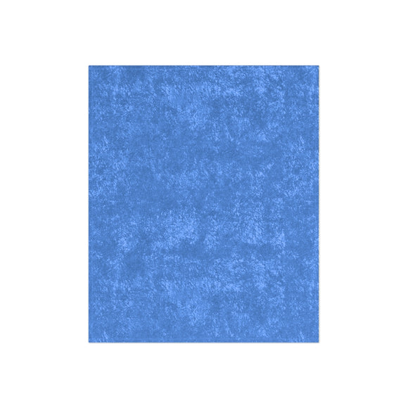 NC BLUE Crushed Velvet Blanket