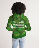 Green Fusion Ladies Hoodie-2