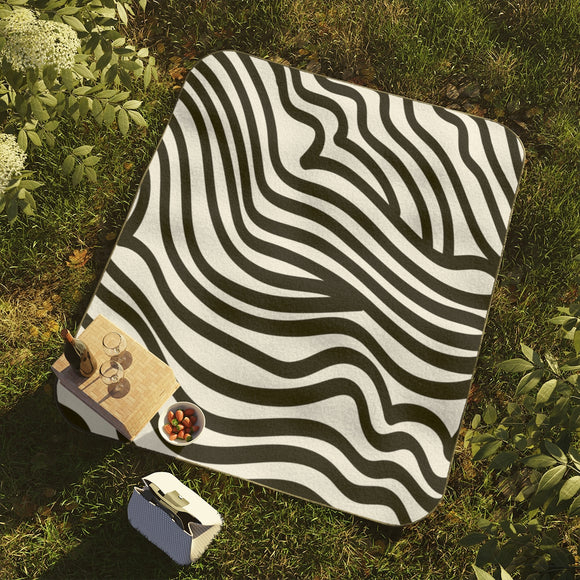 Zebra Print Picnic Blanket