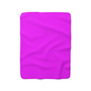 Hot Pink Sherpa Fleece Blanket-3