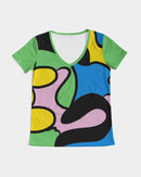 Color Wind Ladies V-Neck Tee-7
