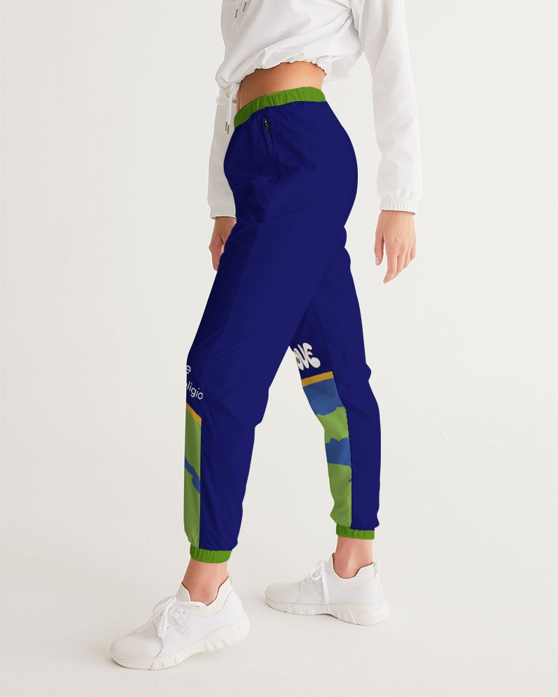 Love Is The Greatest Religion Ladies Blue Track Pants