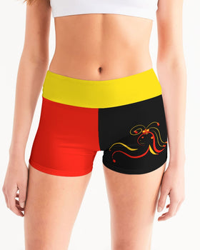 Don't Forget To Stretch Ladies Mid-Rise Yoga Shorts