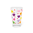 Valentine's Sweet Tart Hearts Pint Glass, 16oz-1