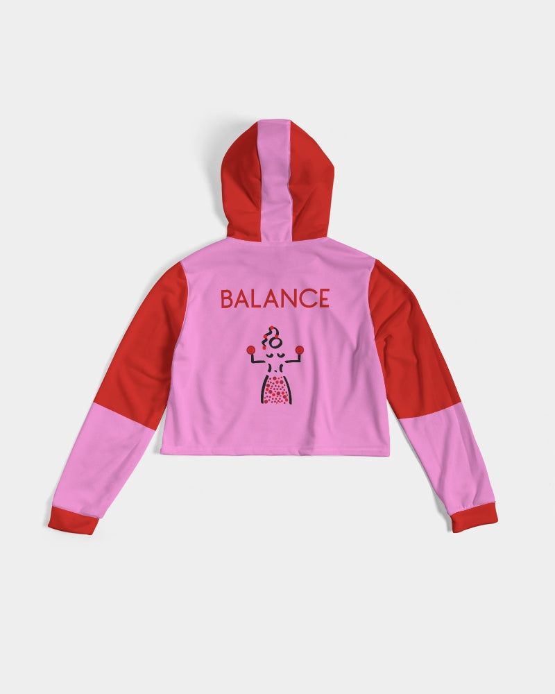 BALANCE Ladies Cropped Hoodie