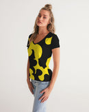 Bumble Bee Ladies V-Neck Tee-3