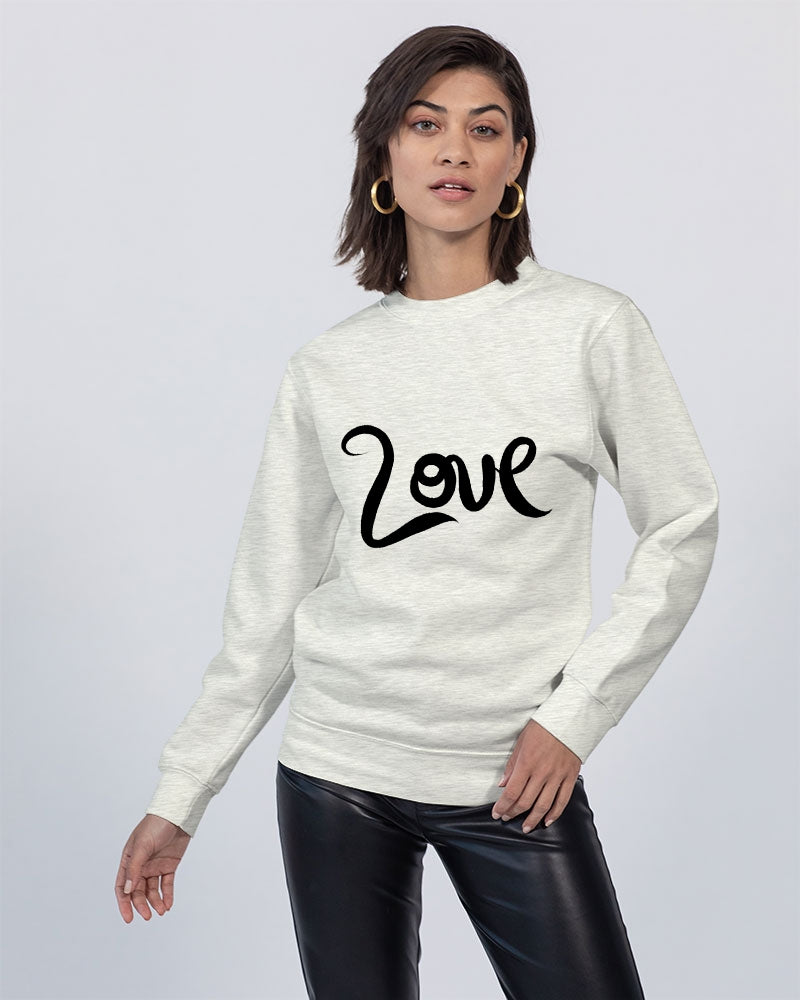 JUST LOVE Ladies Crewneck Sweatshirt