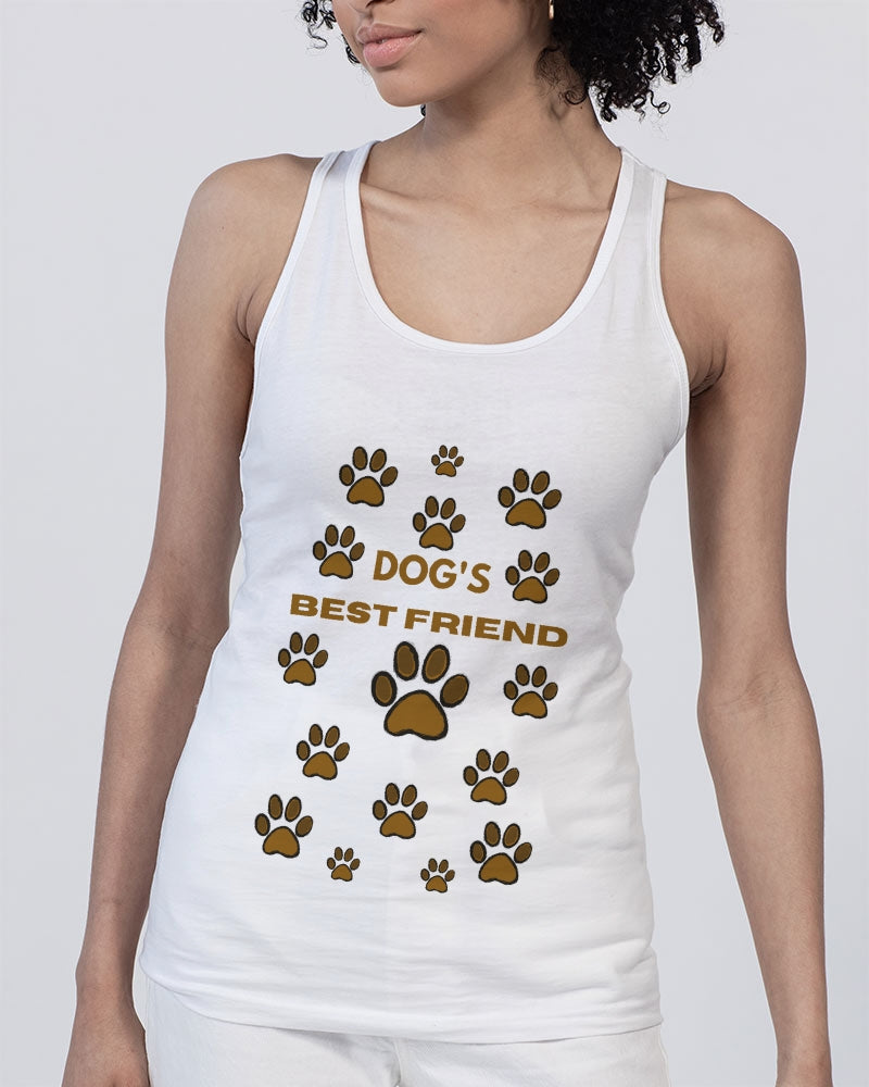 Dog's Best Friend Ladies Jersey Tank