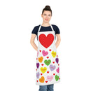 Valentine's Sweet Tart Hearts Adult Apron-3