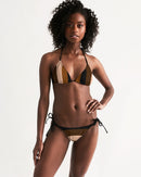 Hues Ladies Triangle String Bikini-1