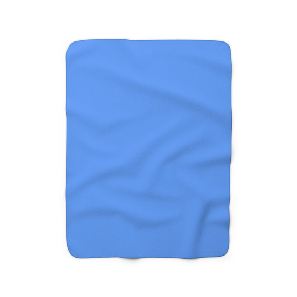 NC BLUE Sherpa Fleece Blanket