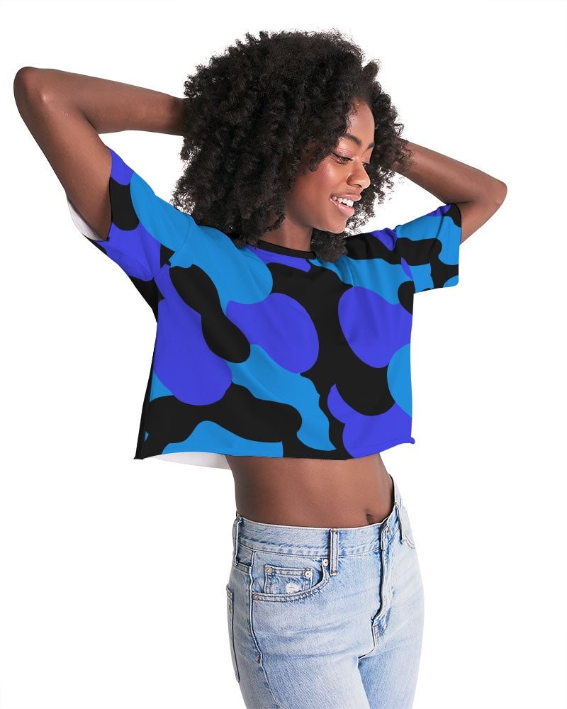 Deep Water Ladies Lounge Cropped Tee