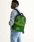 Green Fusion Canvas Backpack-1