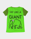 Eat Like A Giant Ladies V-Neck Tee-8