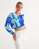 Ocean's Best Ladies Cropped Windbreaker-5