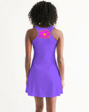Cali Flower Ladies Racerback Dress-2