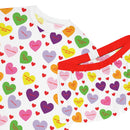 Sweet Tart Hearts Ladies Short Pajama Set-22